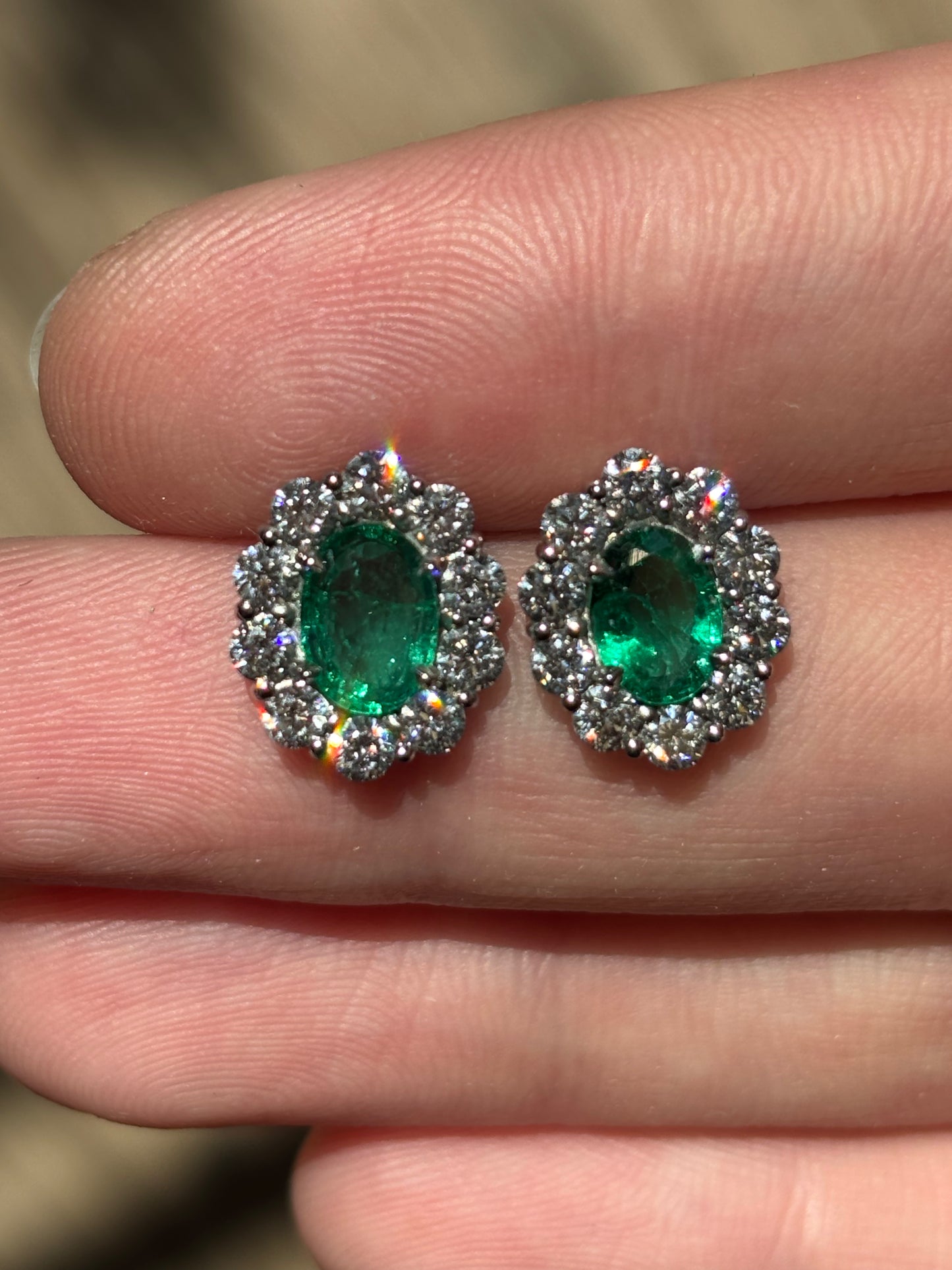 Eternel Earrings in Platinum