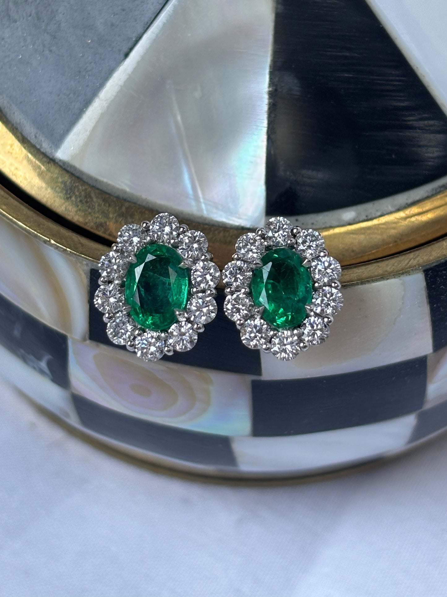 Eternel Earrings in Platinum