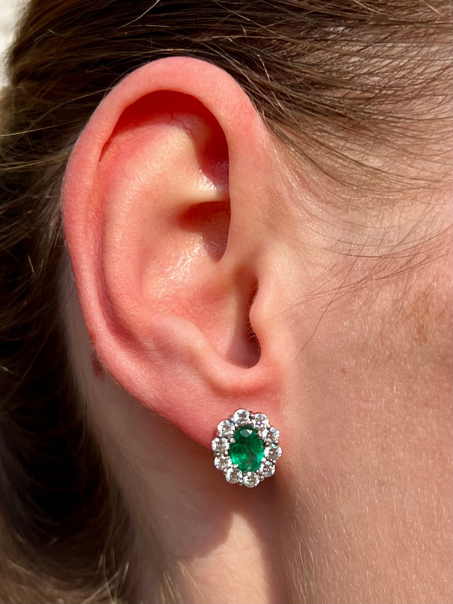 Eternel Earrings in Platinum