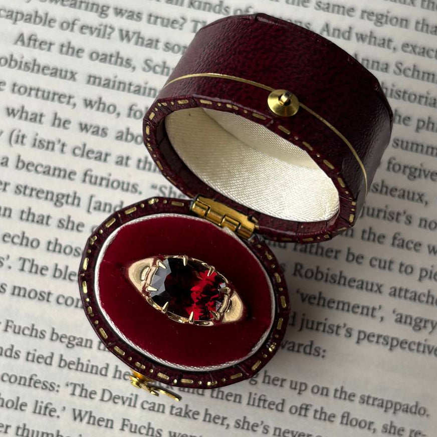 Kingdom Ring with Fine Garnet