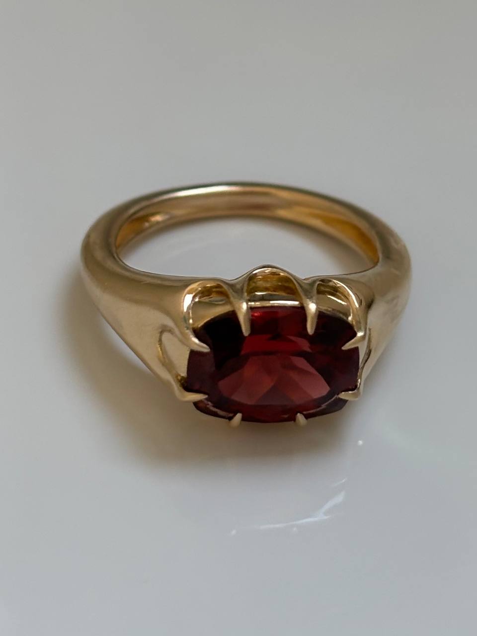 Kingdom Ring with Fine Garnet